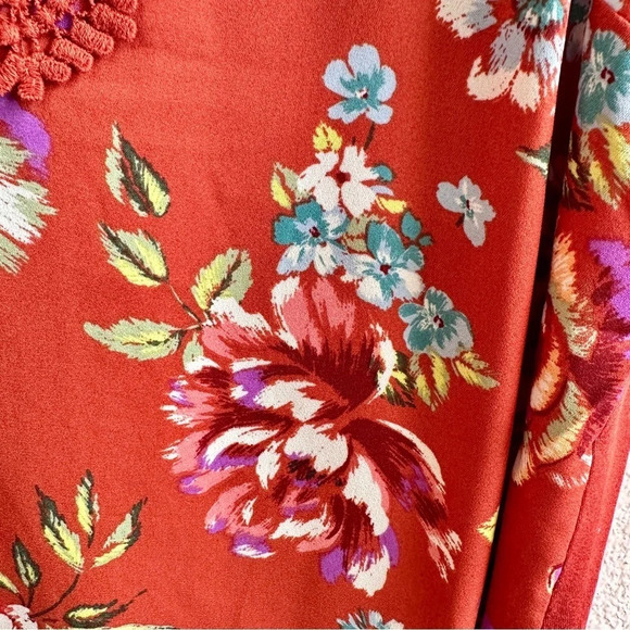 Daniel Rainn Stitch Fix Boho Sleveless Top with Crochet Detail - Petite Medium - Picture 4 of 12